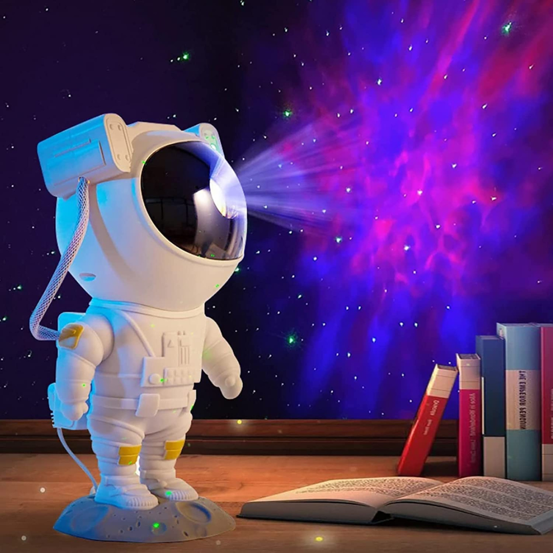 Astronaut Galaxy Projector Rechargeable Lamp with Remote Control | Chronos Lights