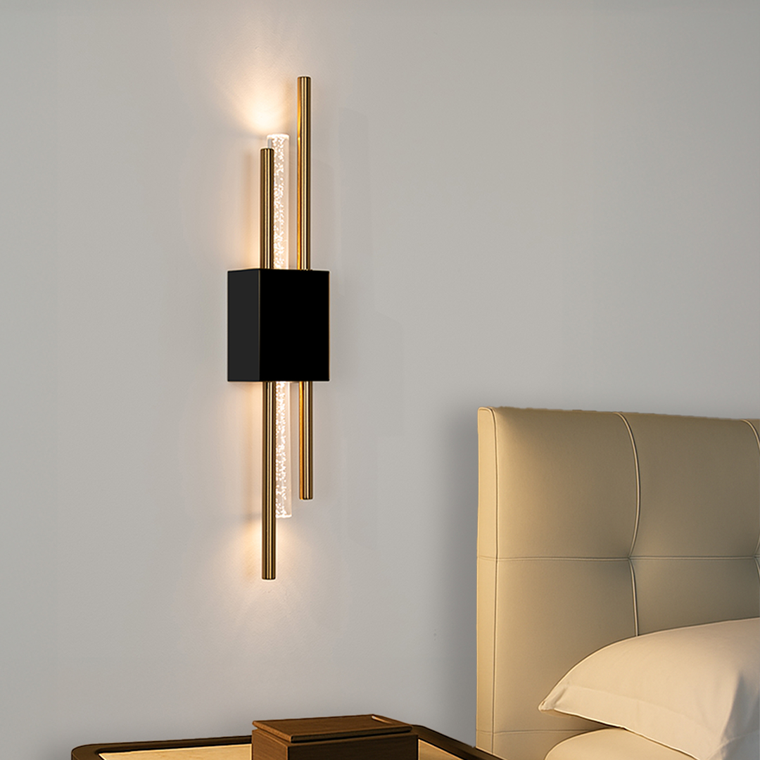 Ambio Wireless Sconce • Black / Silver - Mistiva
