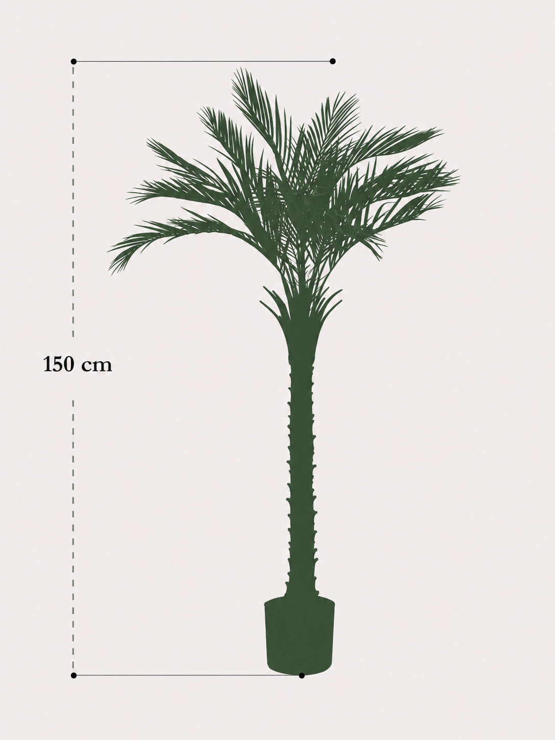 UV Kunstpalm Deluxe 150 cm
