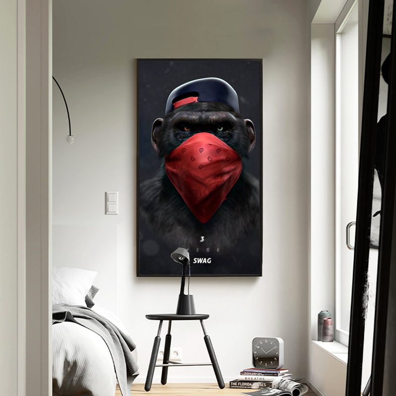 Toile - 3 Monkeys