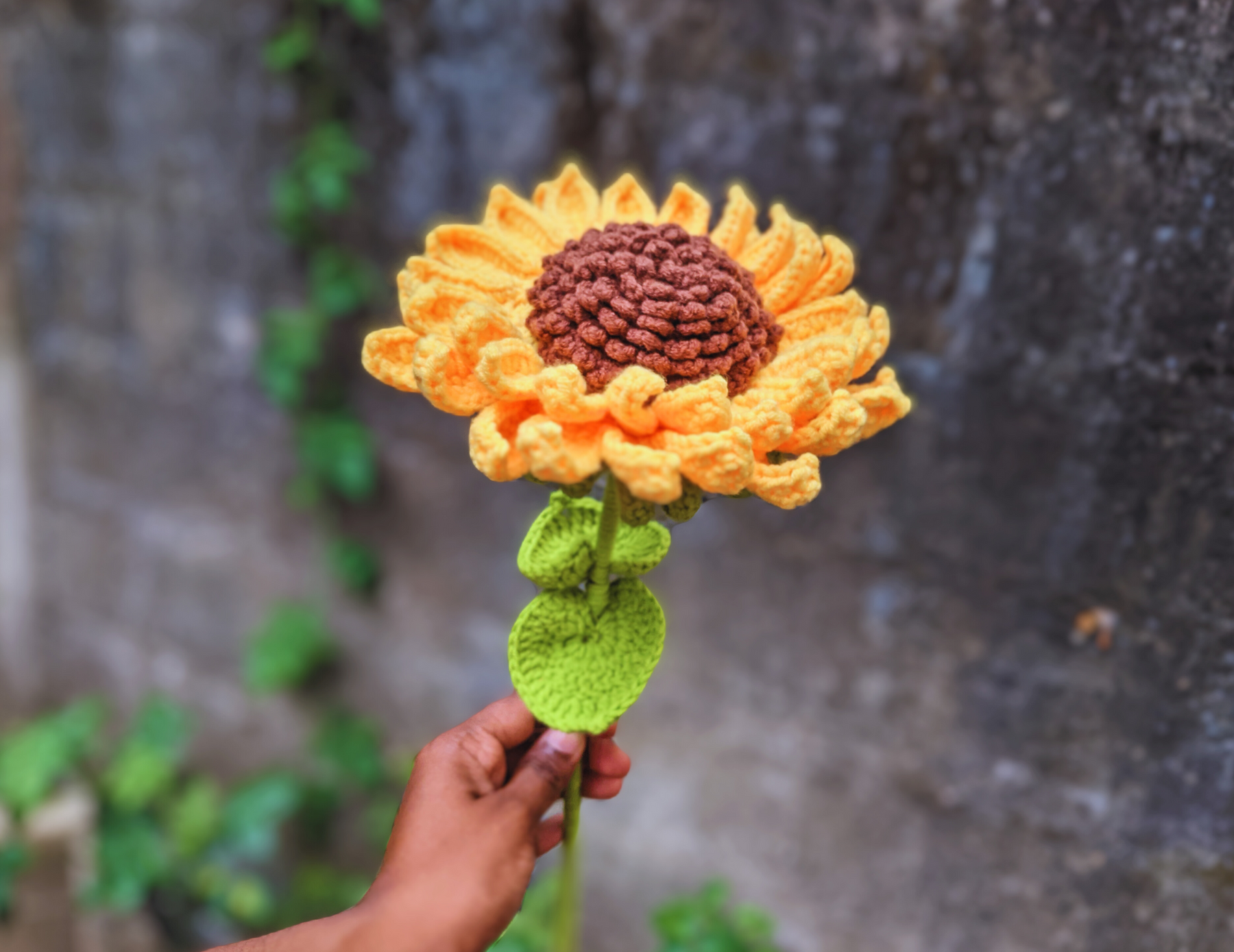 Omkeerbare Zonnebloem Amigurumi Haakpatroon