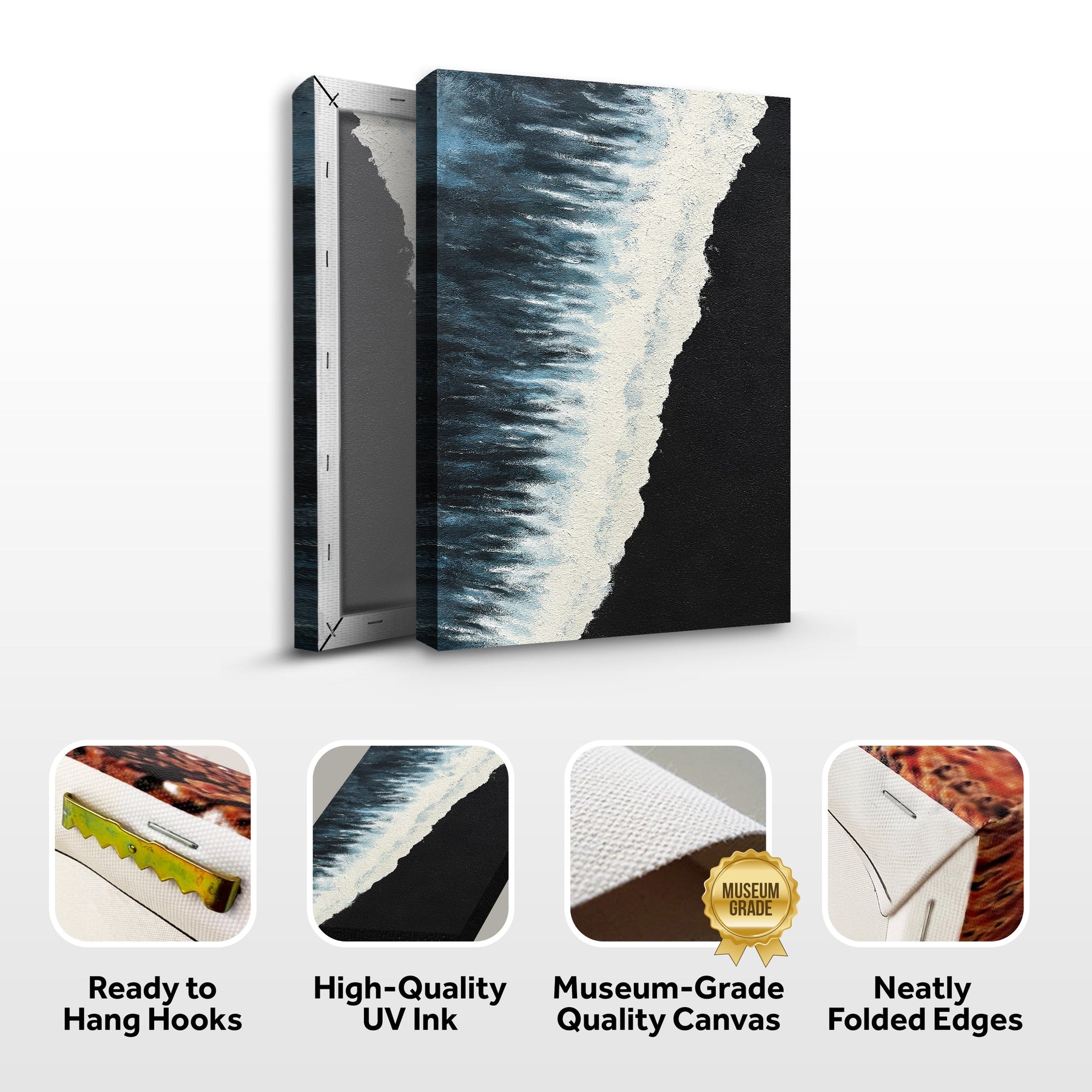 The Seaside Seascape Abstract Wall Art