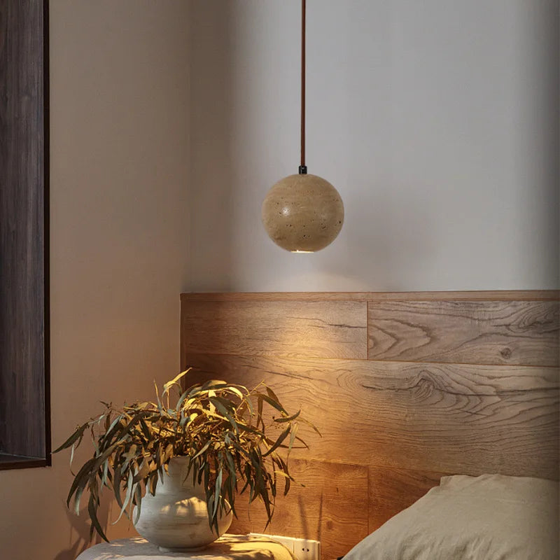 Travertijn hanglamp – 6 modellen