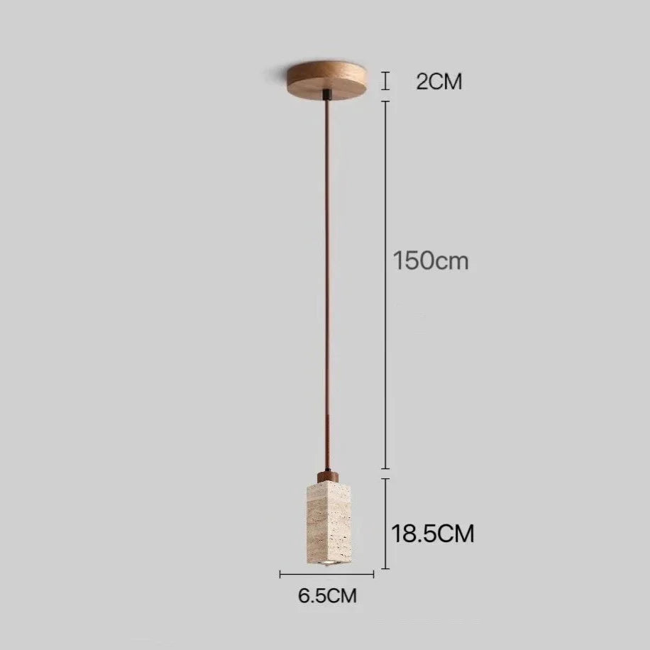 Travertijn hanglamp – 6 modellen