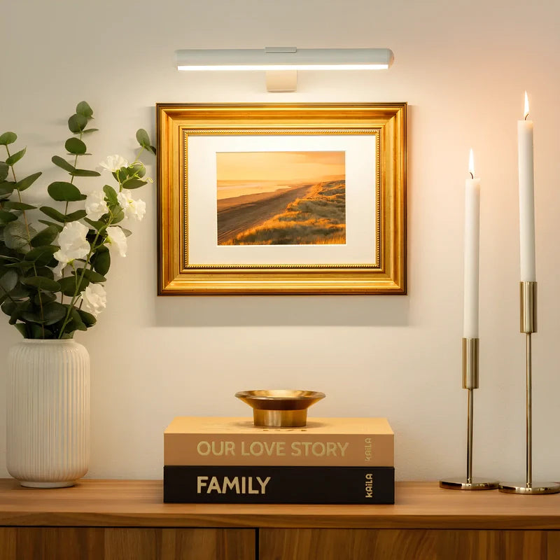 Luminária para quadros sem fios