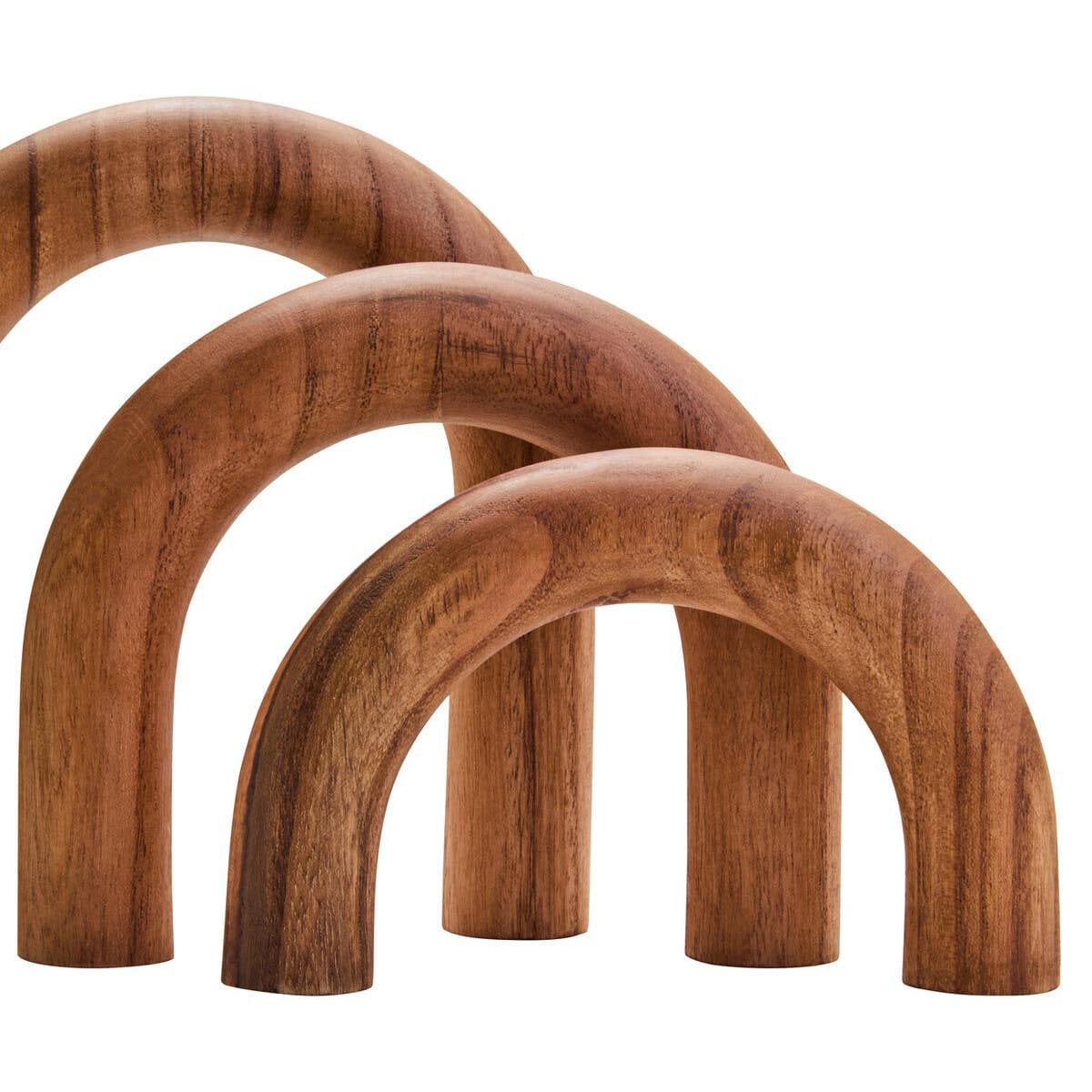 Cato natuurlijke houten boogsculptuur