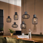 Hanglamp Industrieel Luise Metaal 6-Lichts