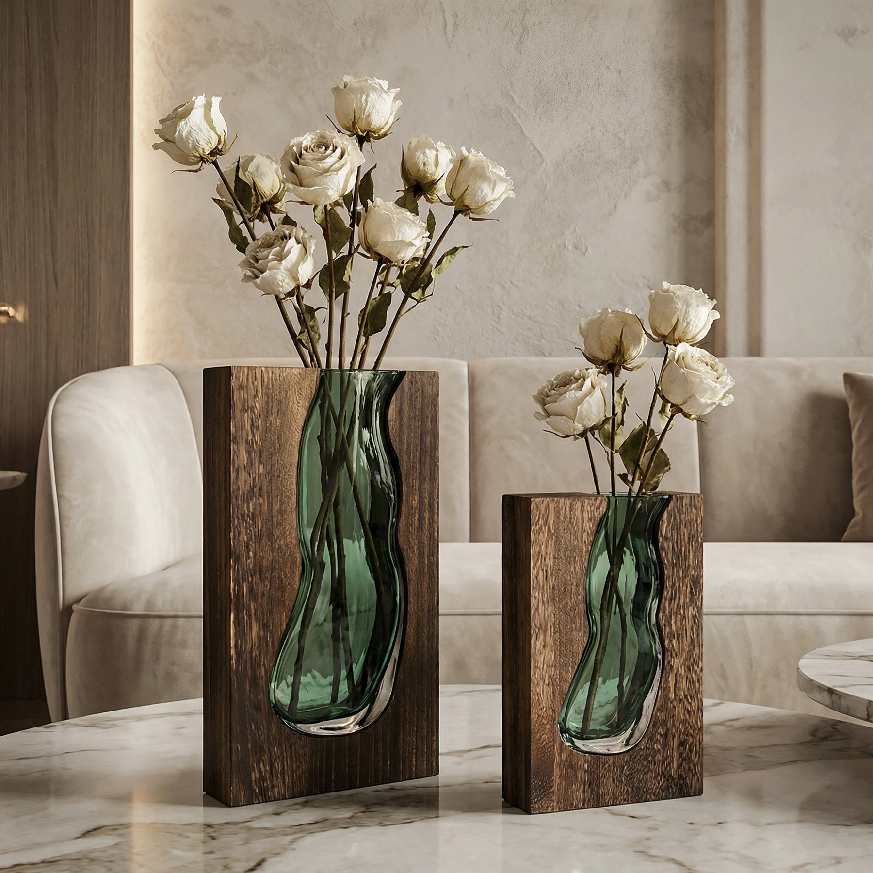 Nordic Live Edge Vase