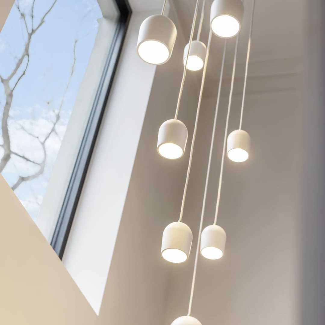 Ceramic circular lights 9 white archy cluster set more circular 2024.