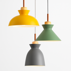 Suspension design moderne à LED de couleur Lampes