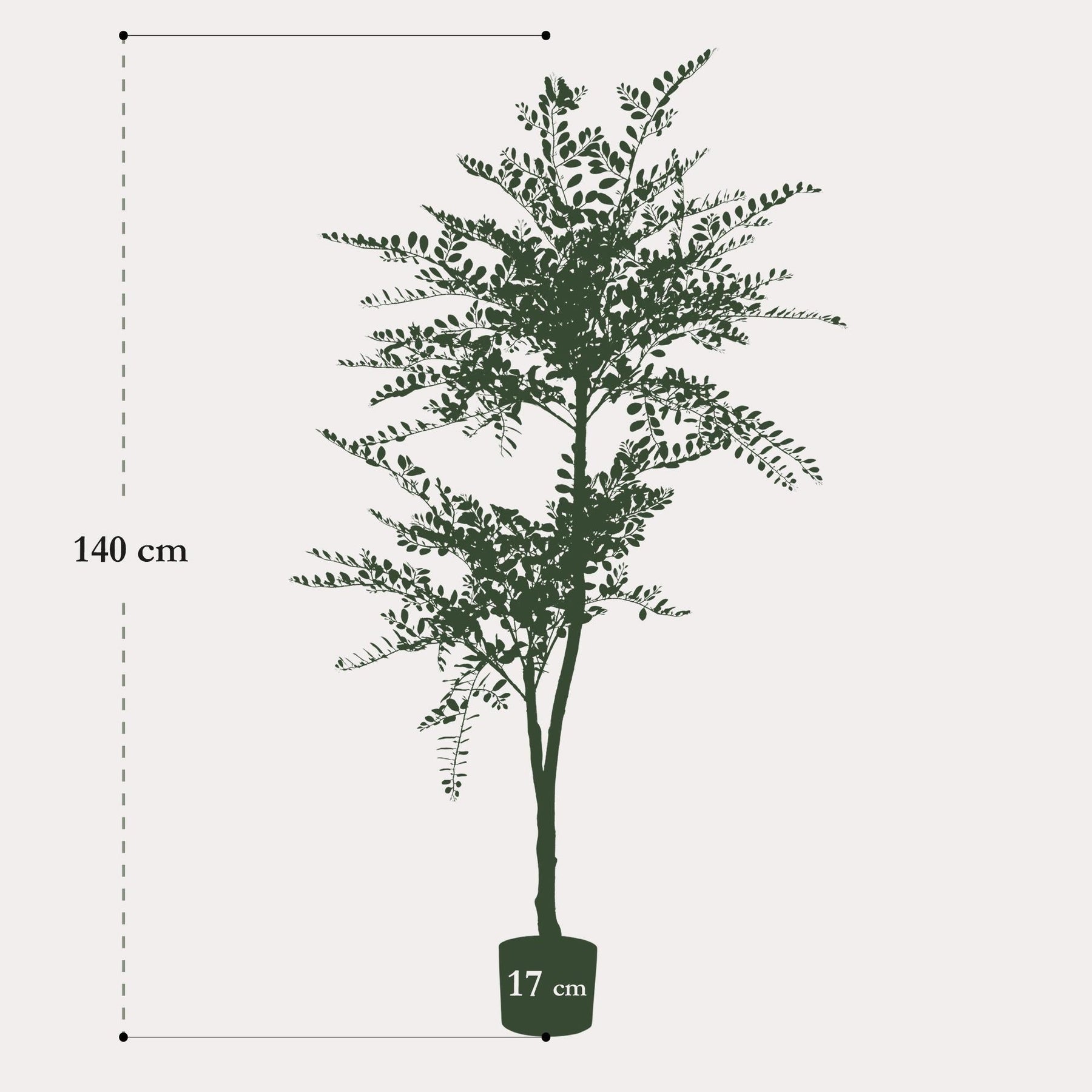 Kunstplant Honingboom 140 cm