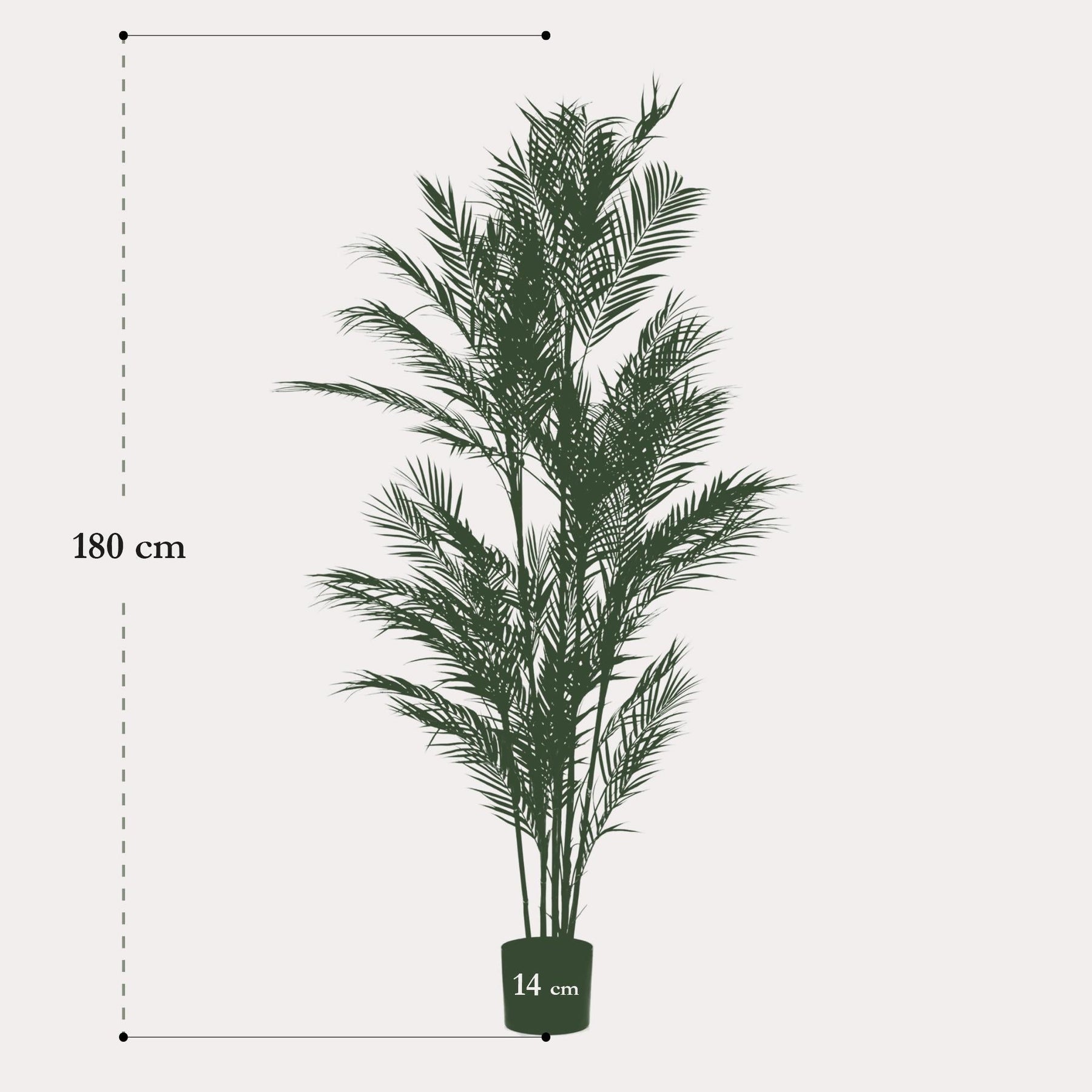 Kunstplant Chamaedorea 180 cm