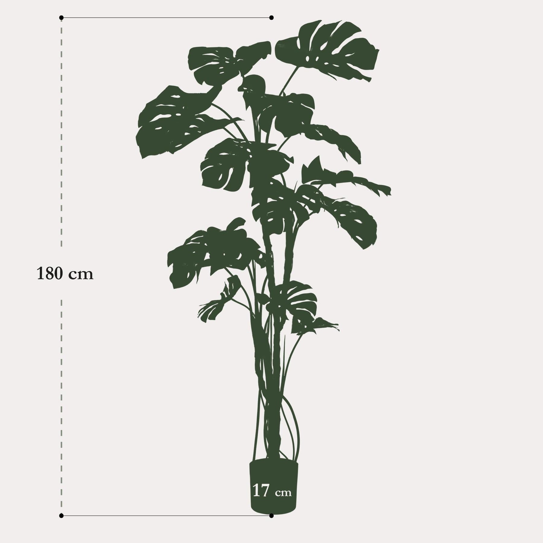Kunstplant Monstera 180 cm