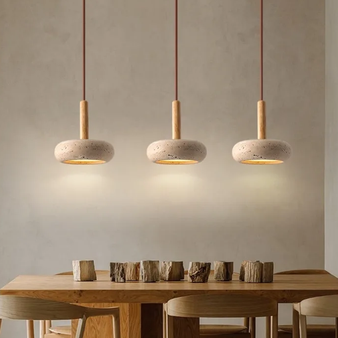 Travertijn hanglamp – 6 modellen